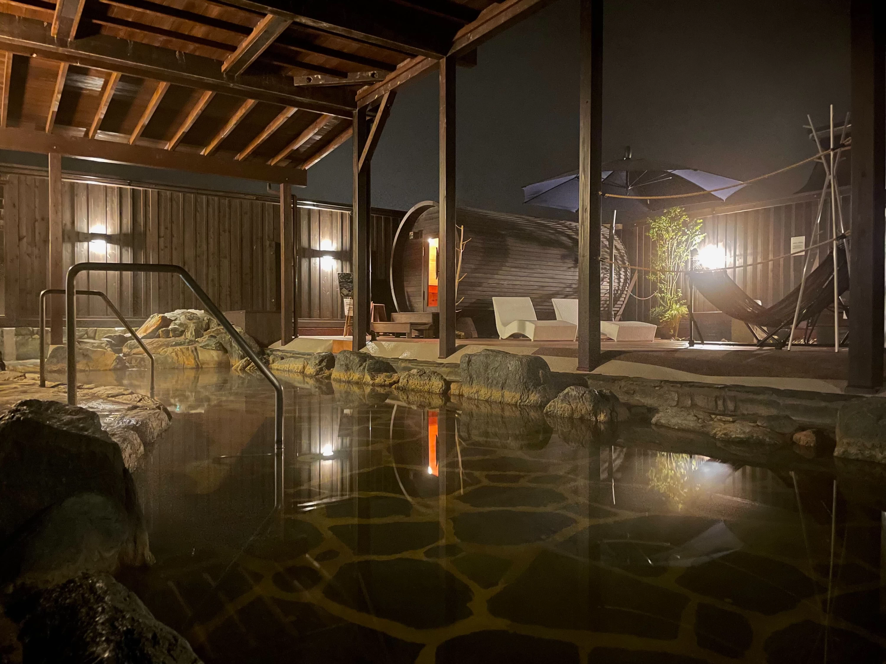 夜のかりんの湯