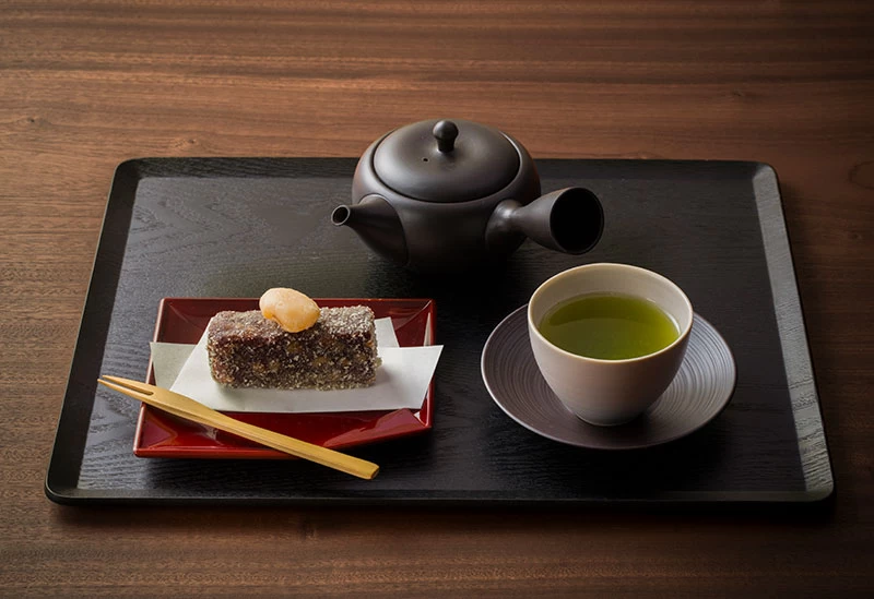 きんつばと静岡茶セット