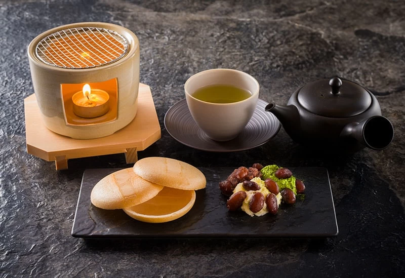 もなかと静岡茶セット