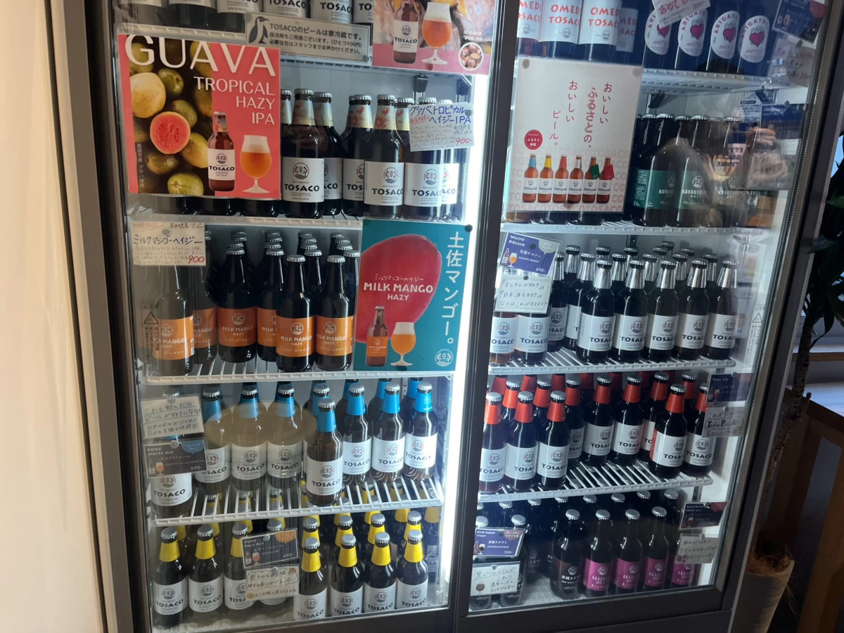 バラエティ豊かなビールを取り揃えている