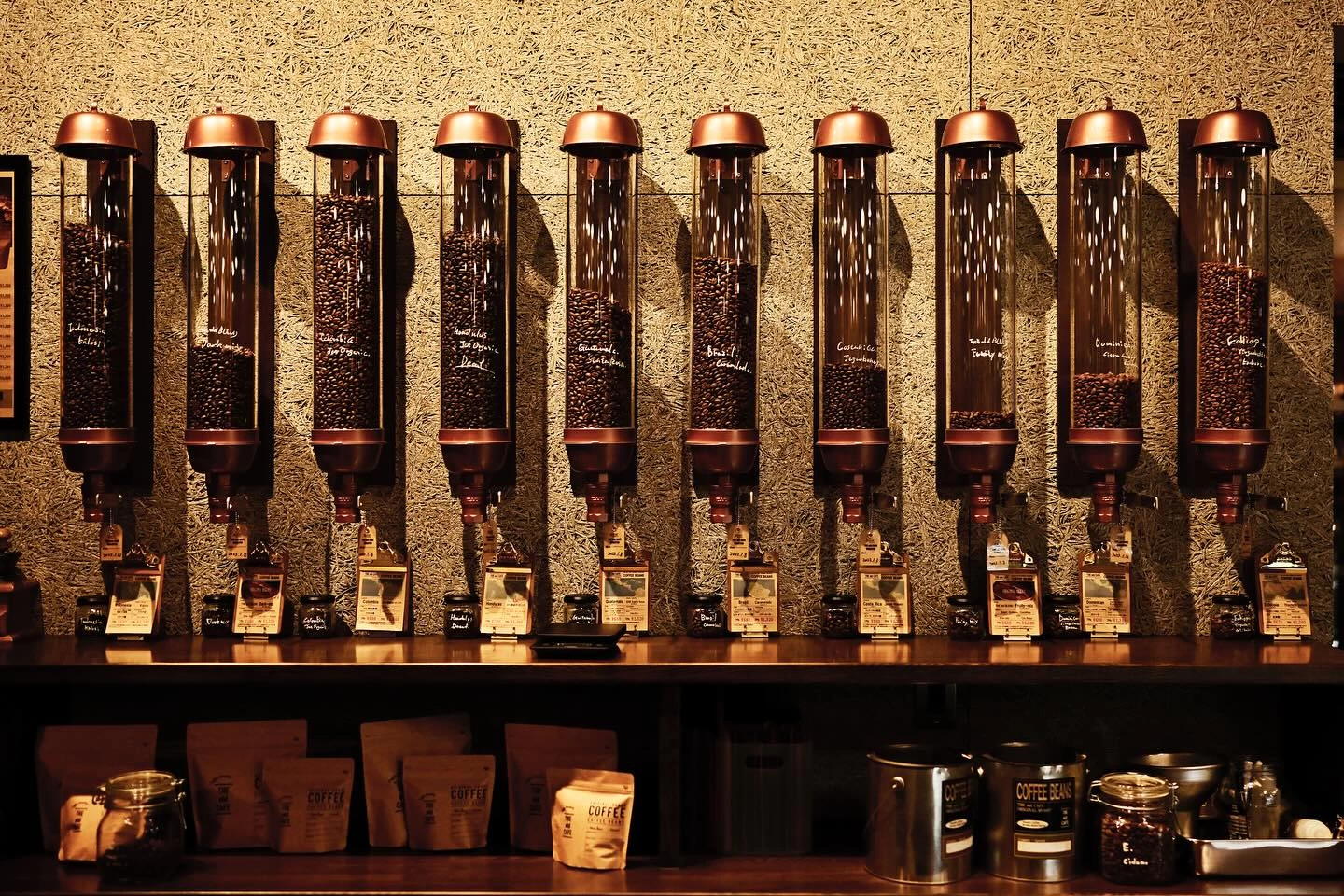 多種多様なコーヒー豆