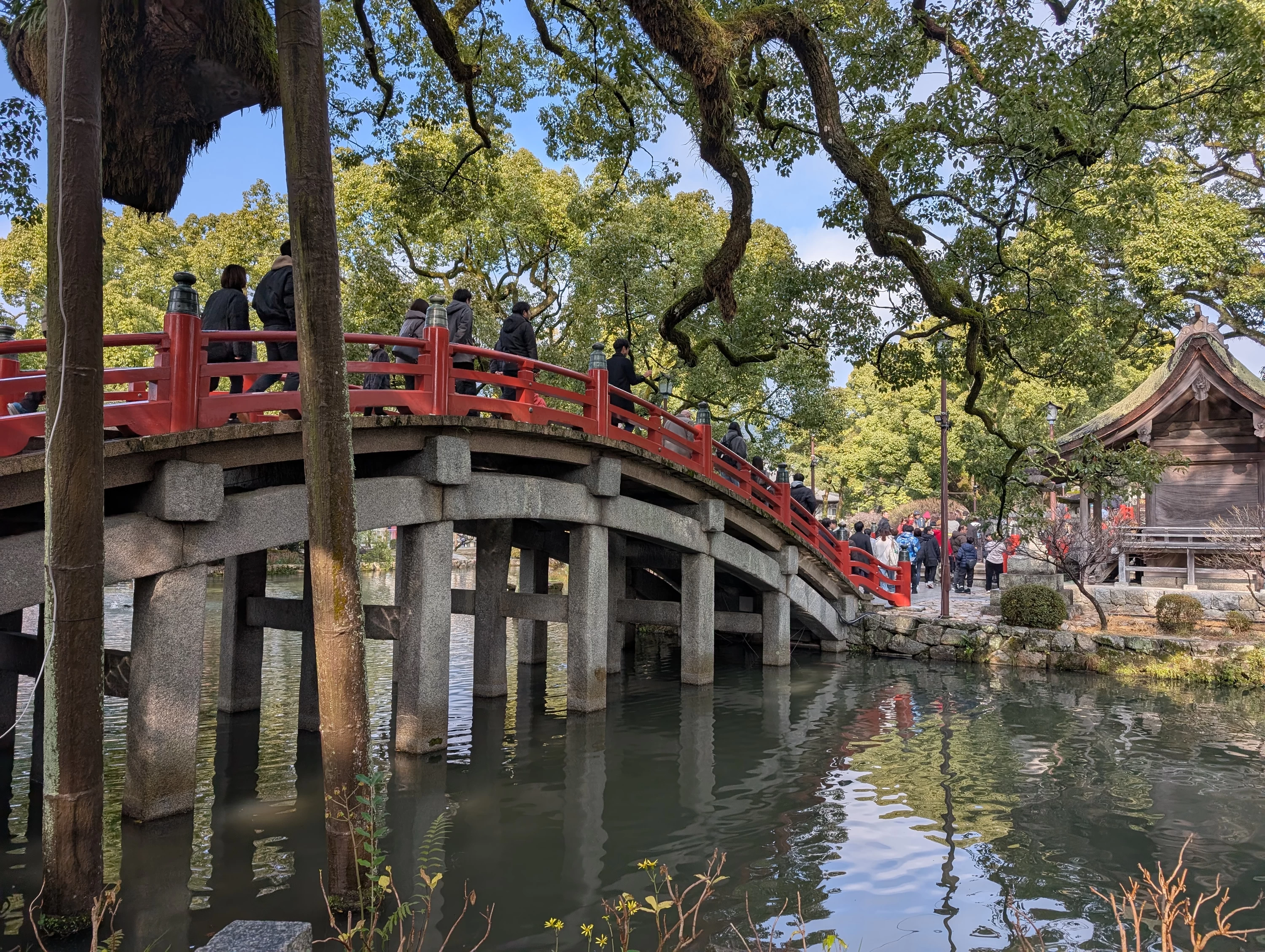 神域への橋（現地にて撮影）