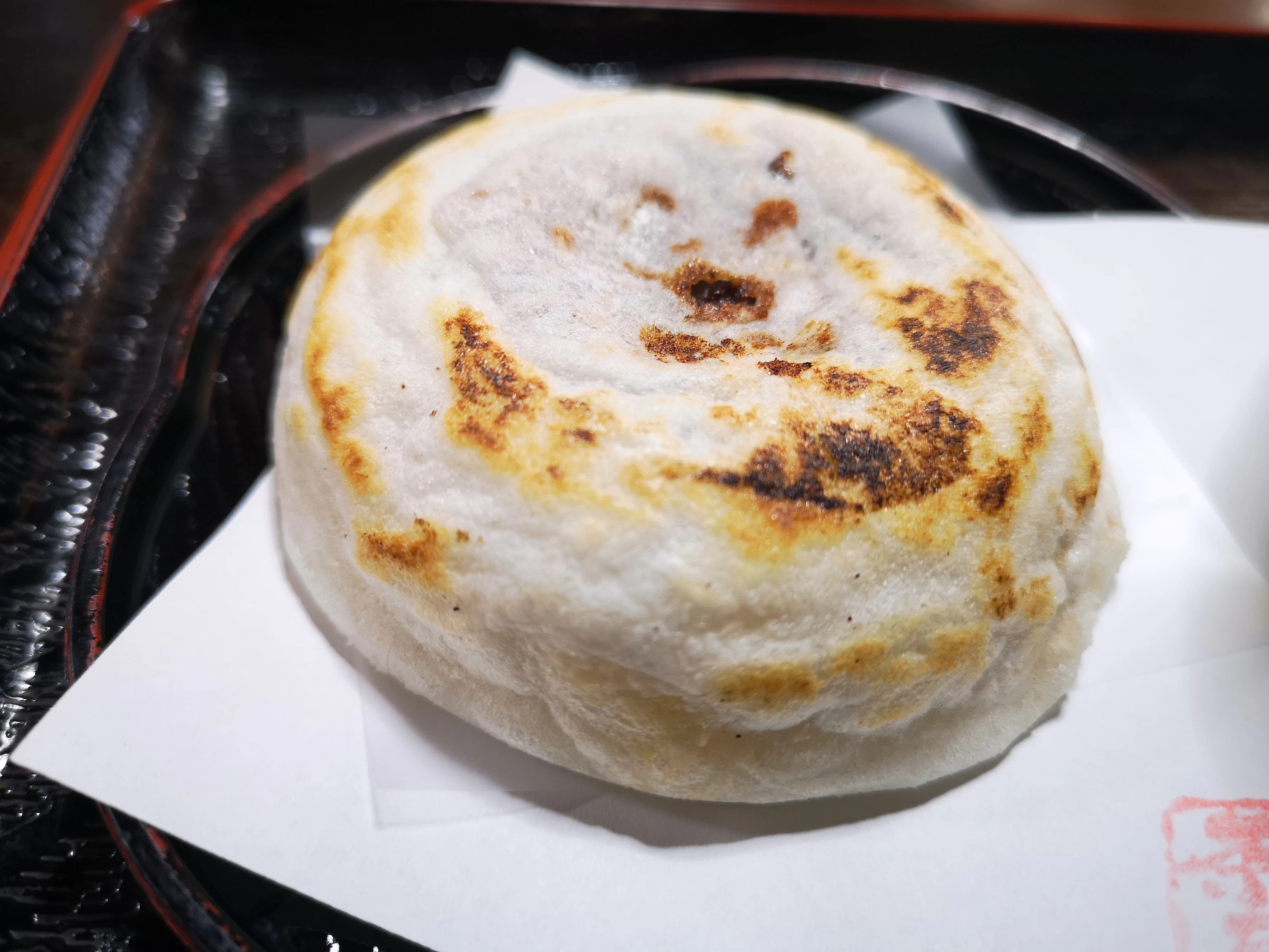 ふわふわあつあつの梅ヶ枝餅