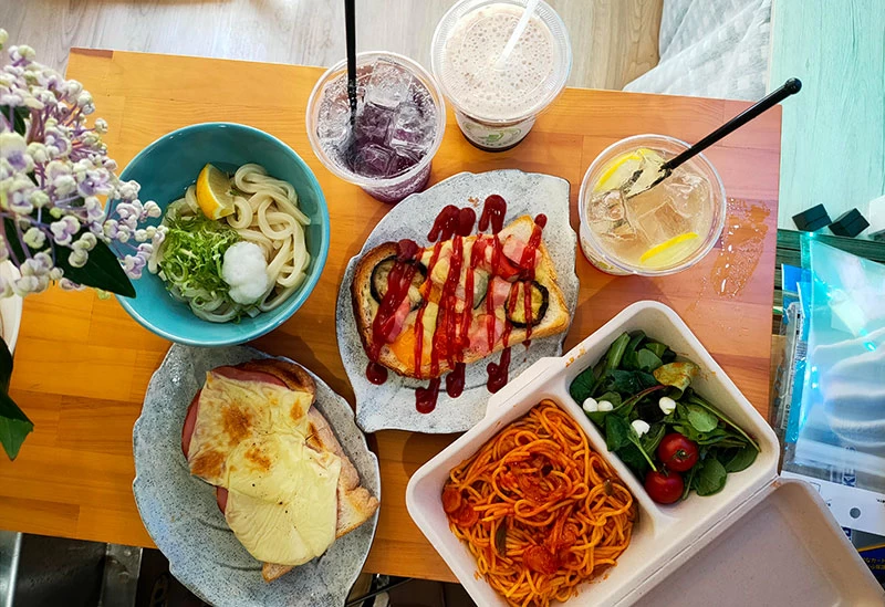 料理やスイーツのラインアップが充実