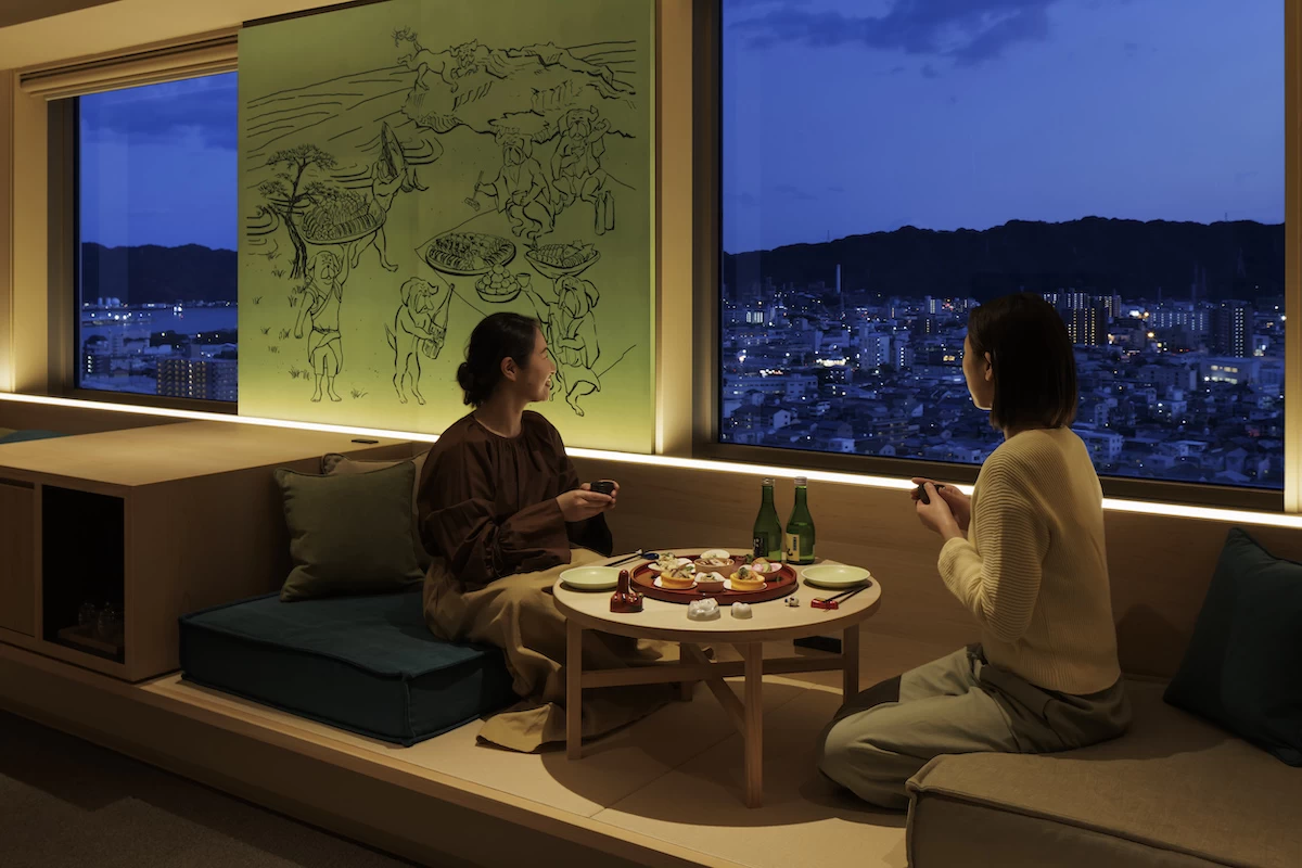 お部屋で「おきゃく（宴会）体験」