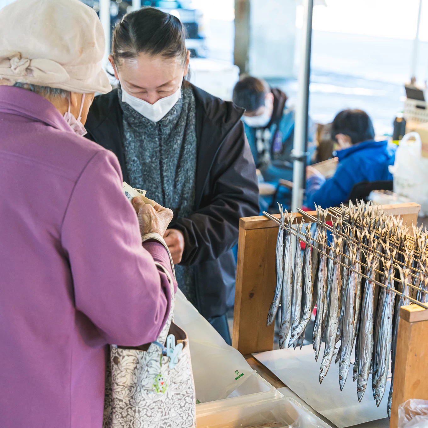 イタダキ市の様子①