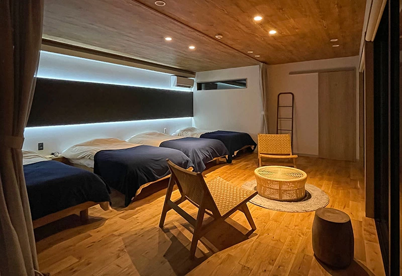 最大4名まで収容可能な「グランヴィラ」