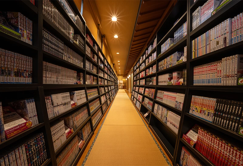 豊富な種類が揃う漫画ライブラリー