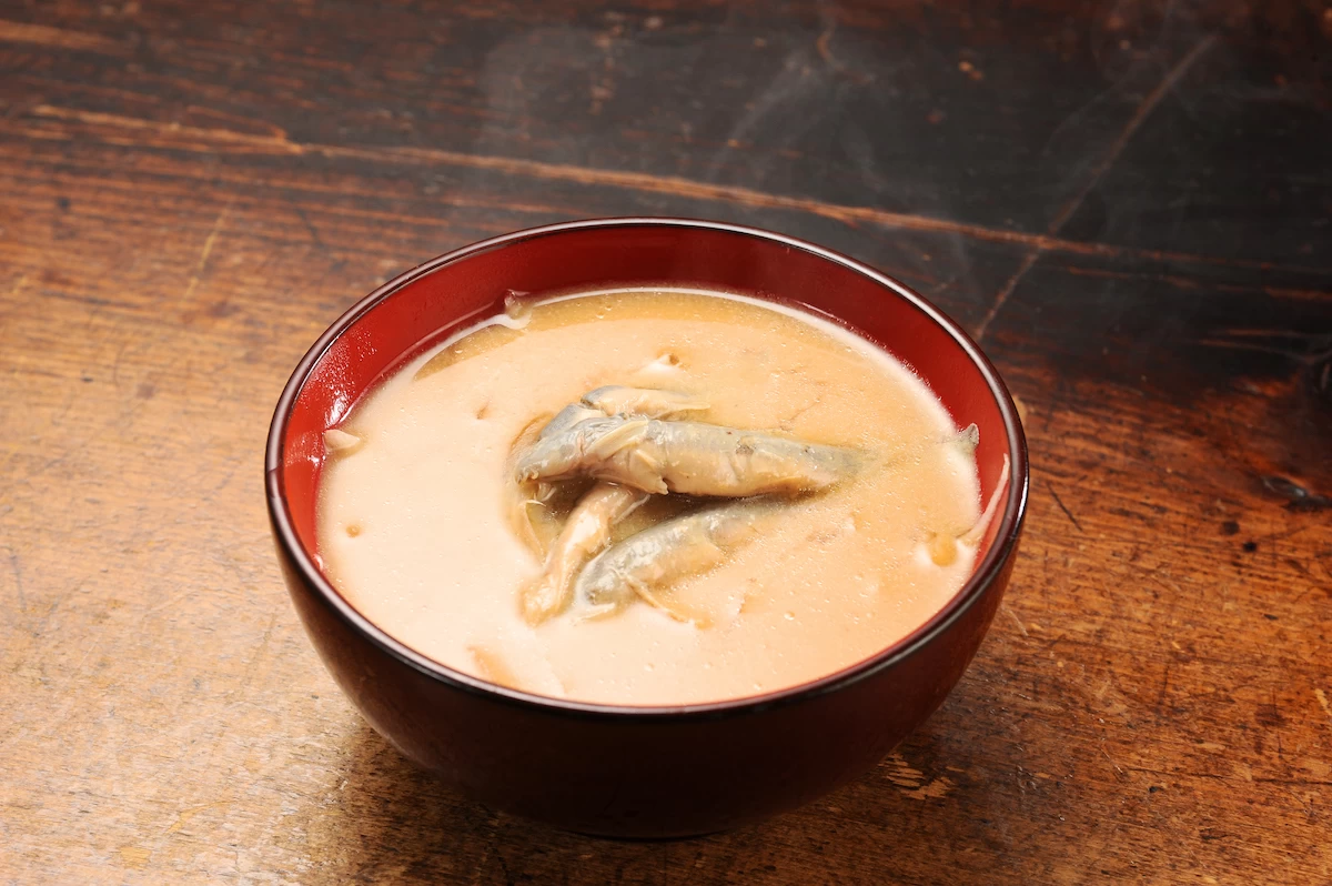 江戸甘の味噌で味わう「どぜう汁」