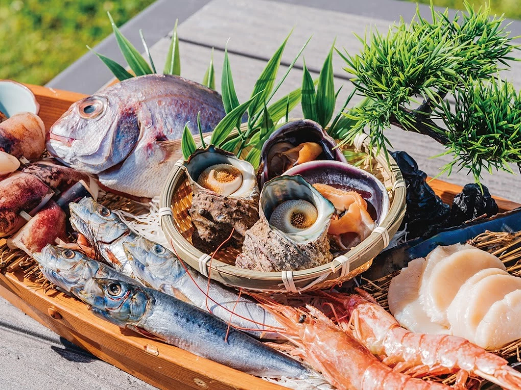 新鮮な海鮮を堪能