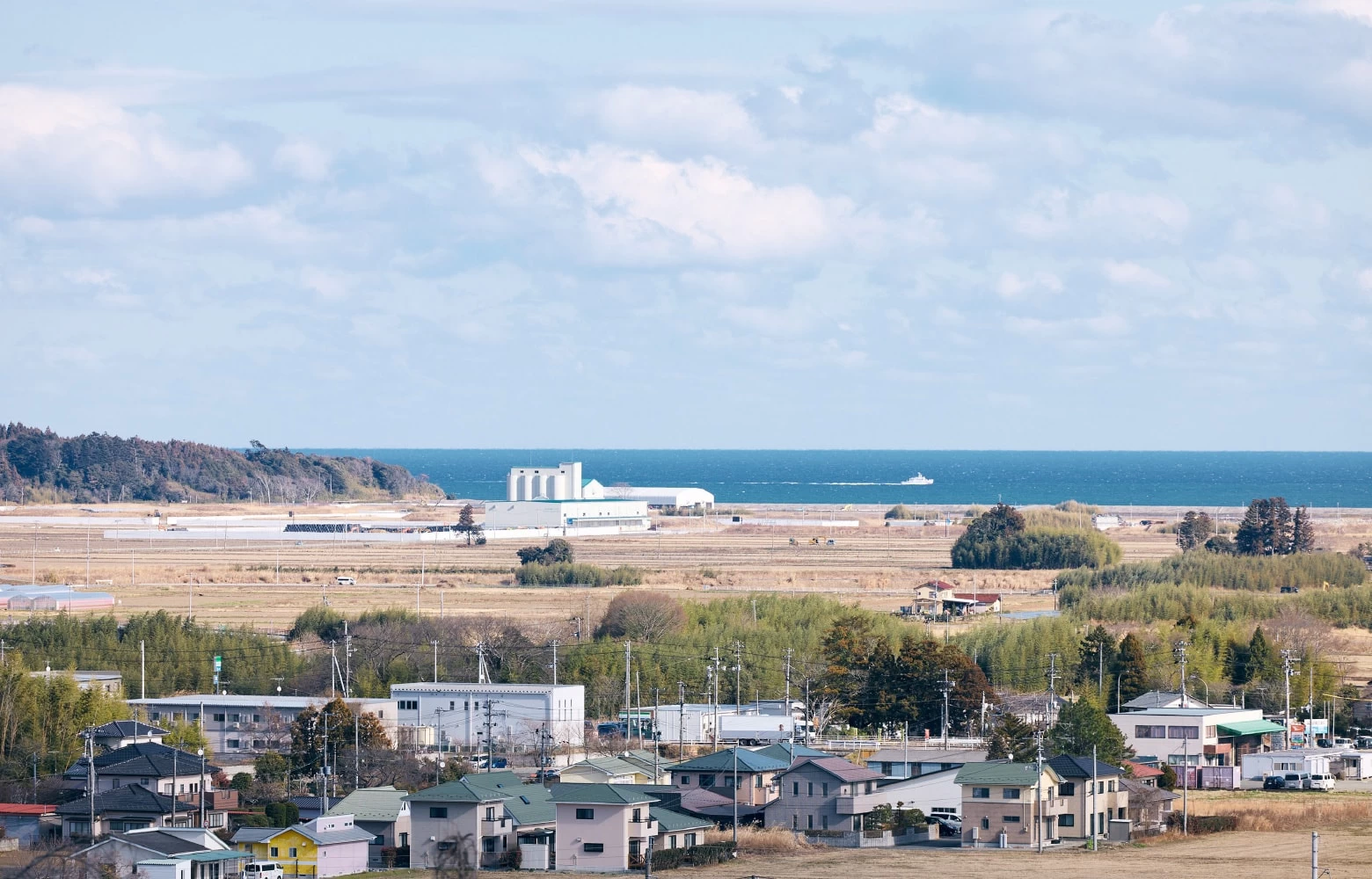 展望台からは海を見渡せる