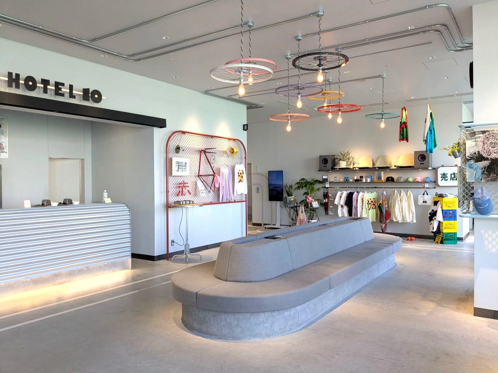 レセプション（現地にて撮影）