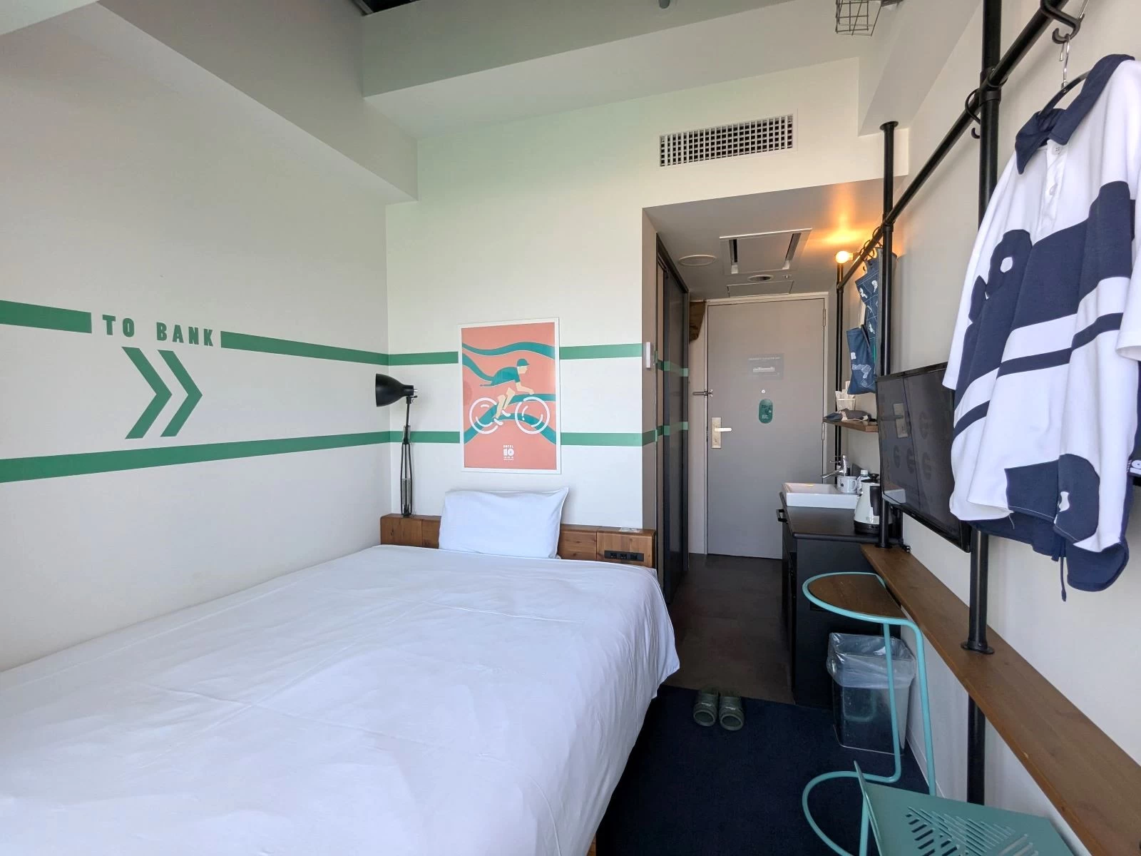 コンパクトダブルルーム（現地にて撮影）