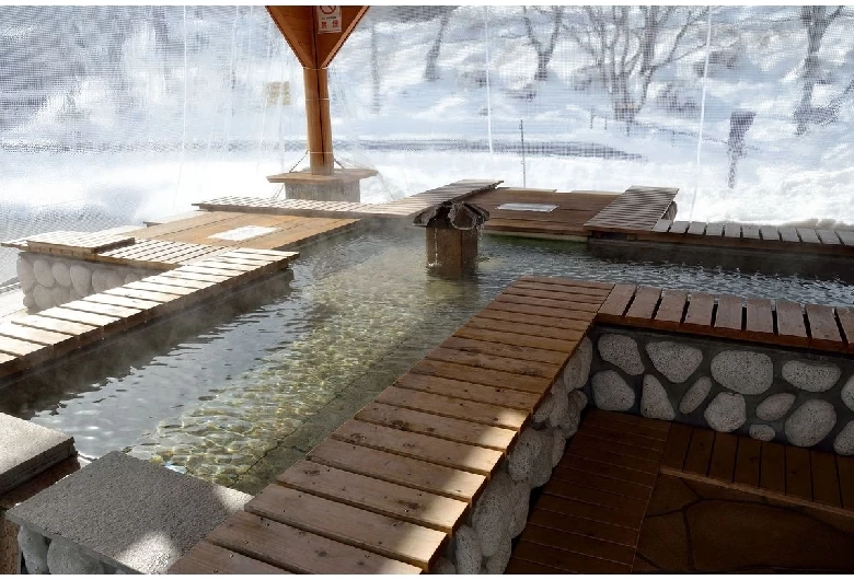 湯野上温泉駅の足湯