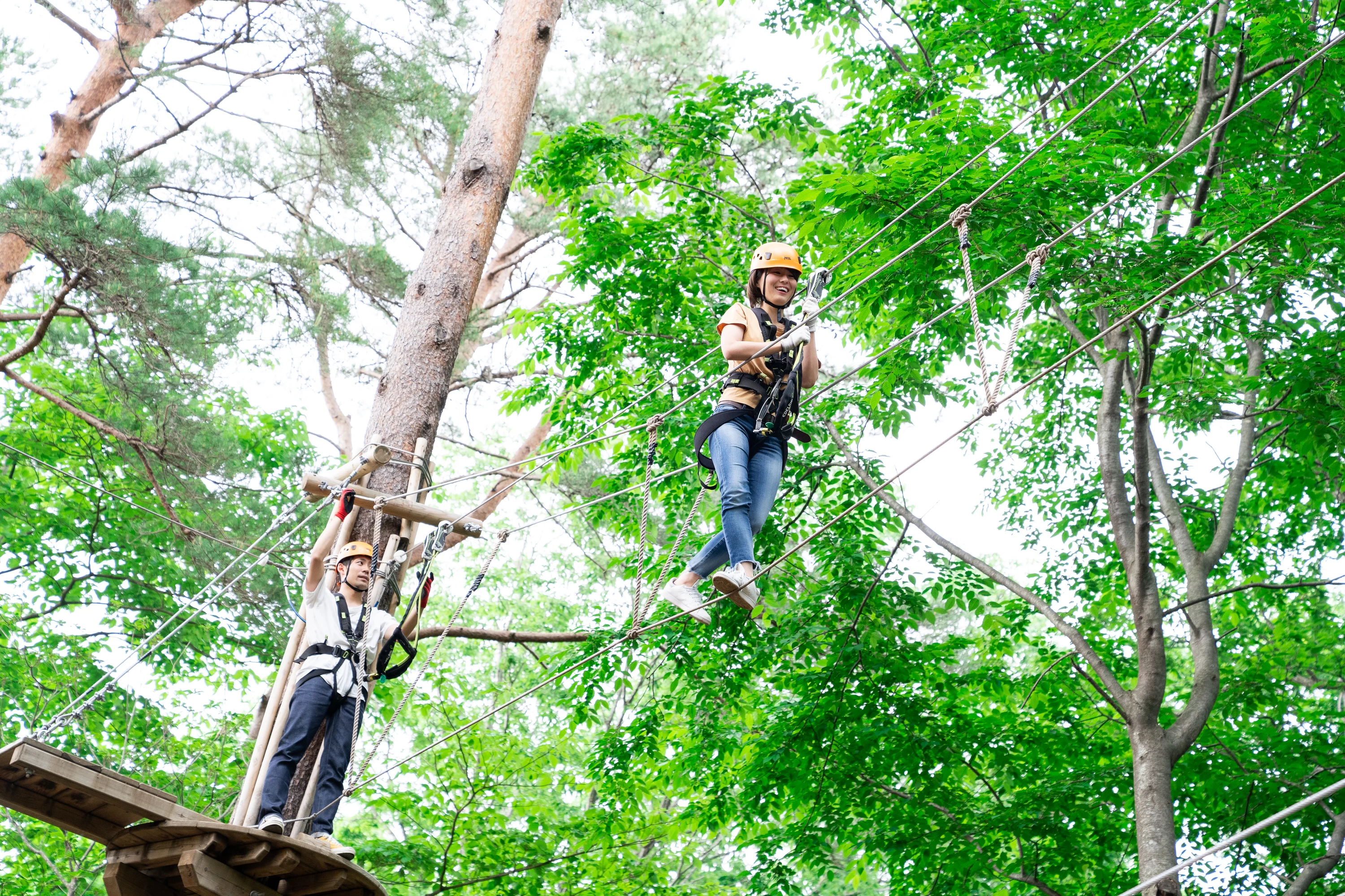 日本最大級の空中アスレチック