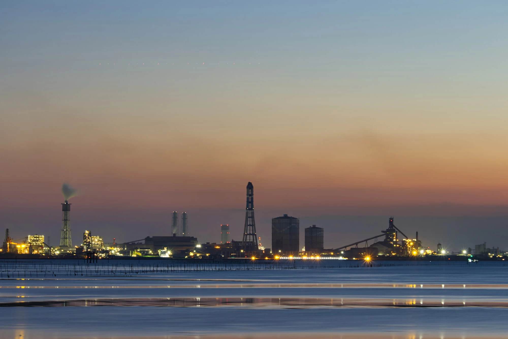 工場夜景