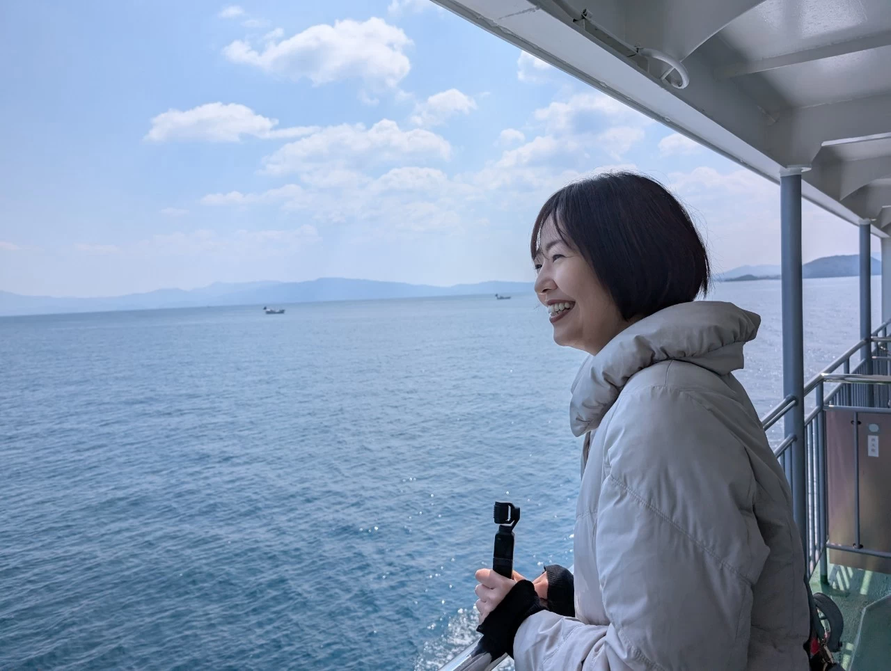 イルカには逢えず…（現地にて撮影）