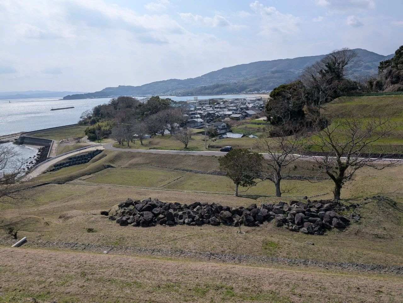 約37,000人のキリシタンが惨殺された地（現地にて撮影）