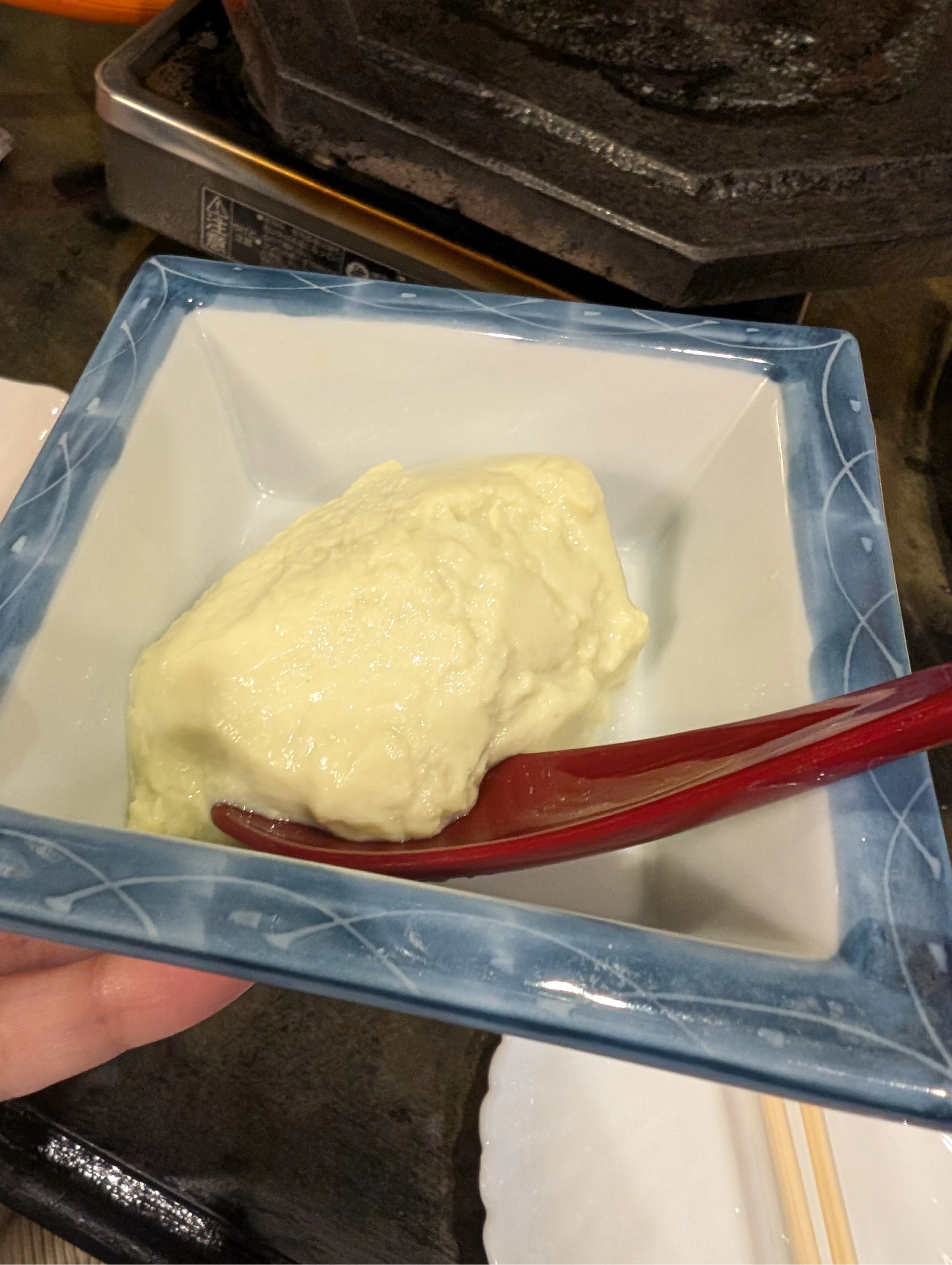 特製豆腐（現地にて撮影）