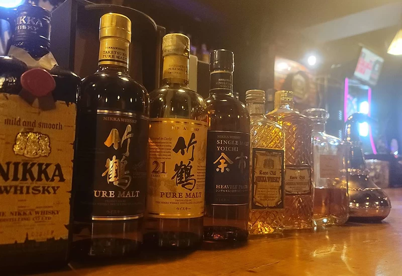 希少な「ニッカウヰスキー」との出合いも