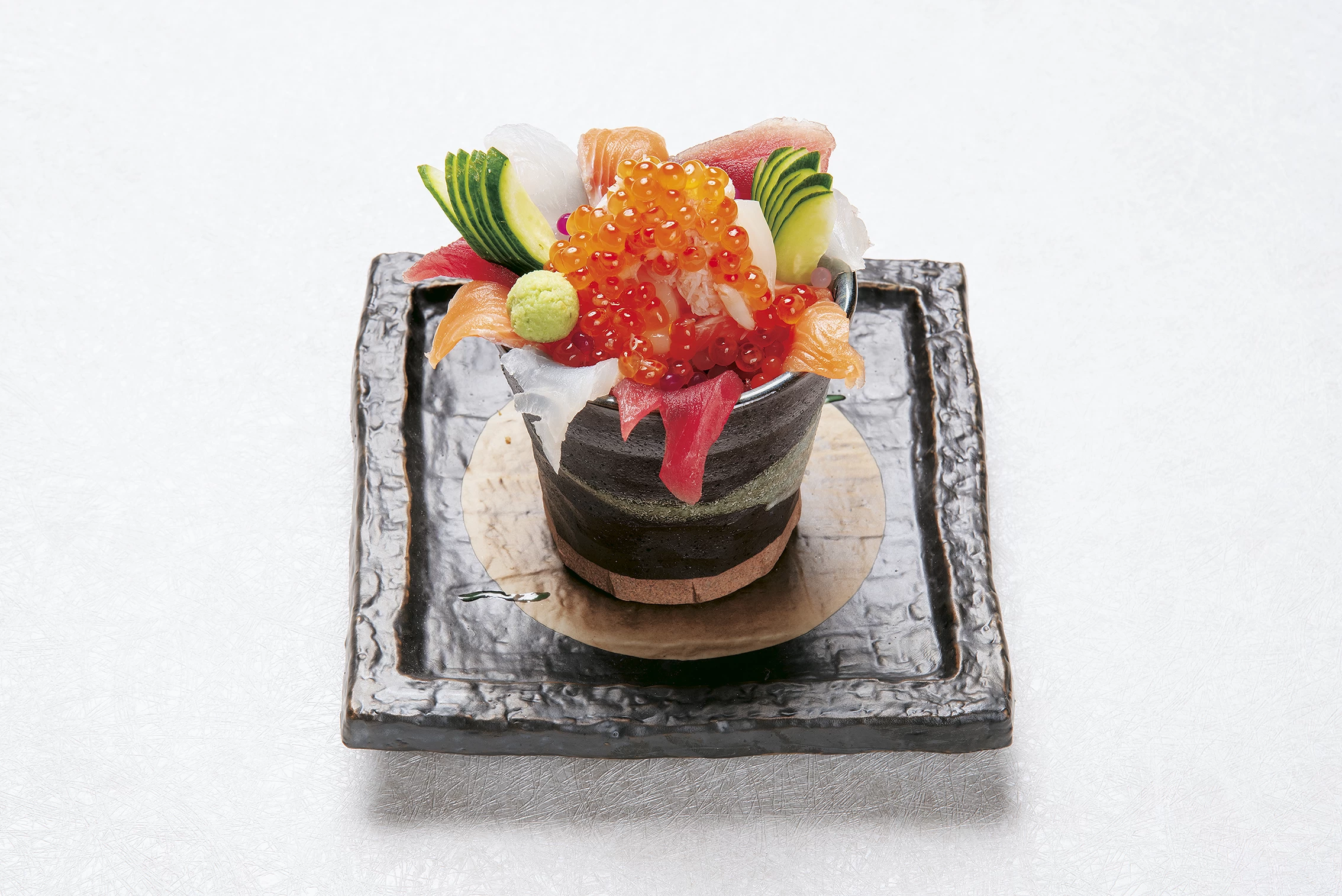 天金「寿司パフェ」