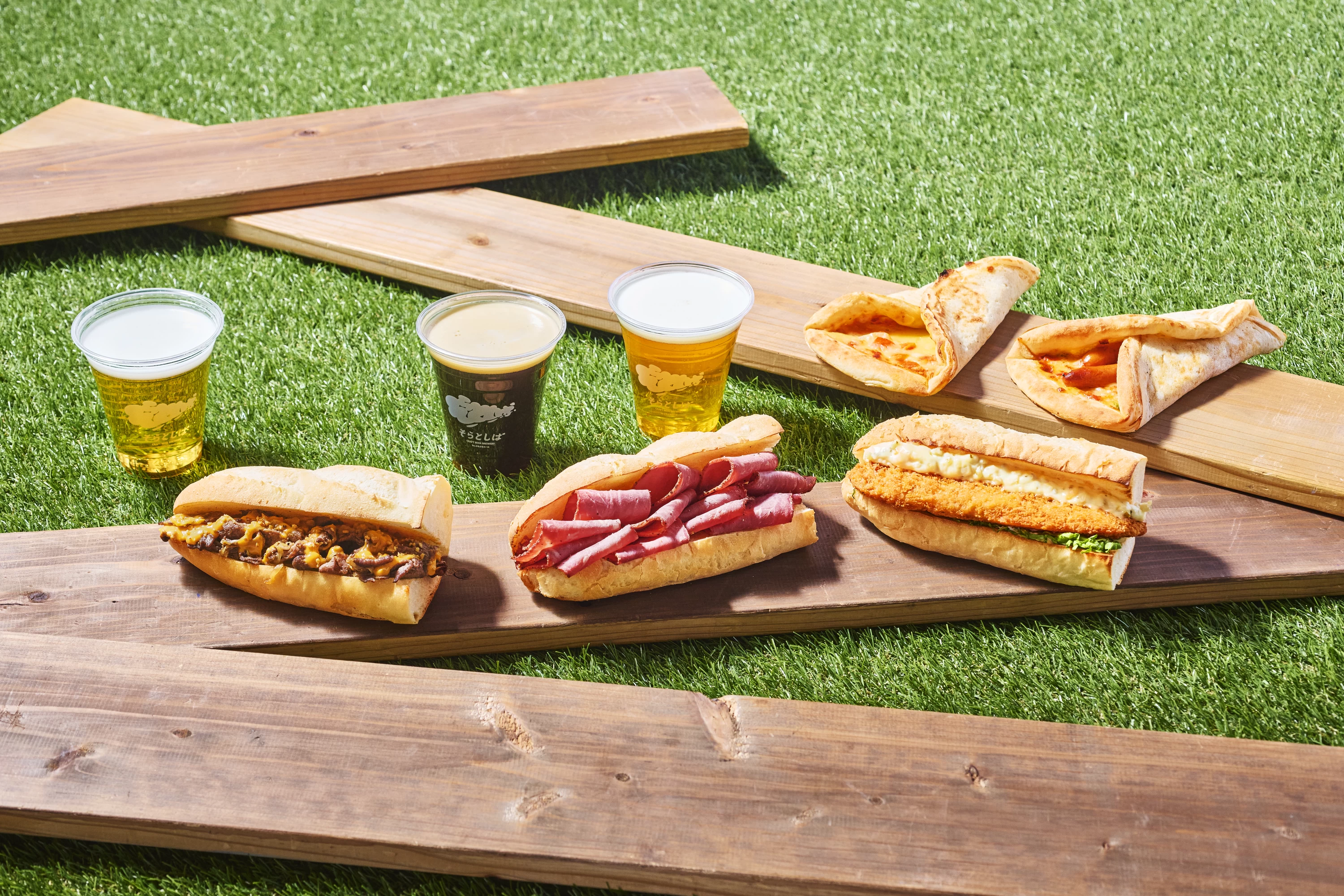 そらとしば by よなよなエール「球場醸造ビールとワンハンドメニュー」