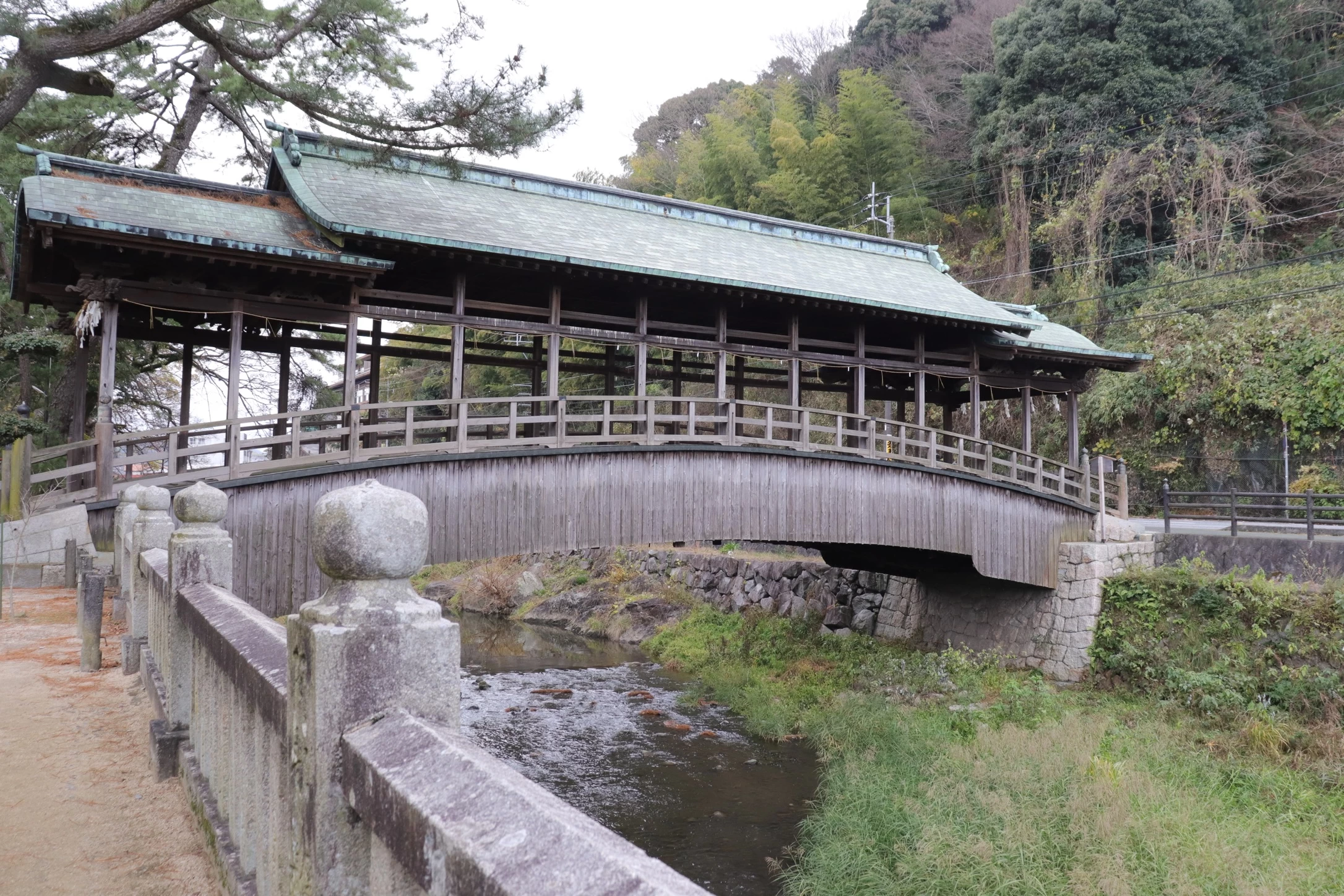 鞘橋（現地にて撮影）