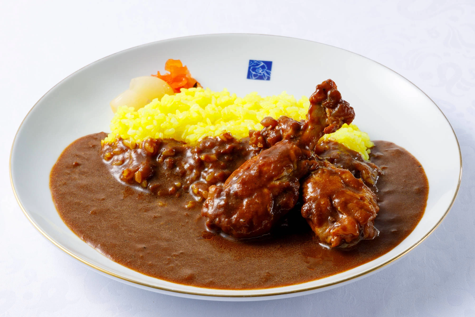 こんぴらさんの骨付き地鶏カレーライス