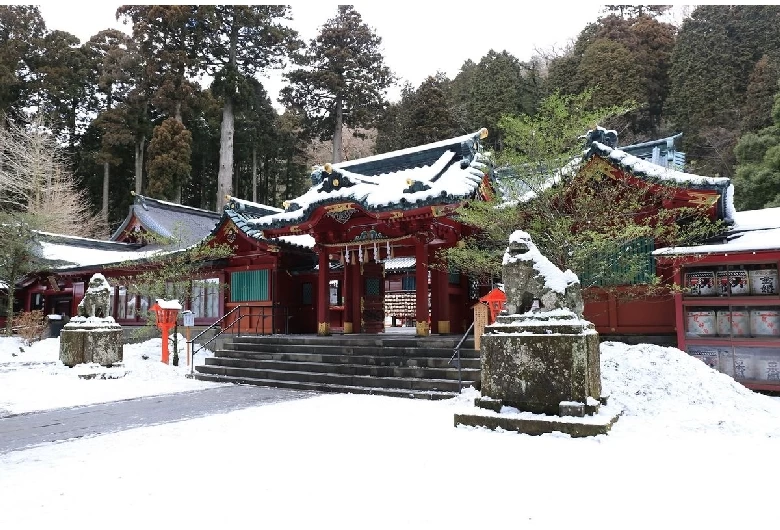 冬の箱根神社