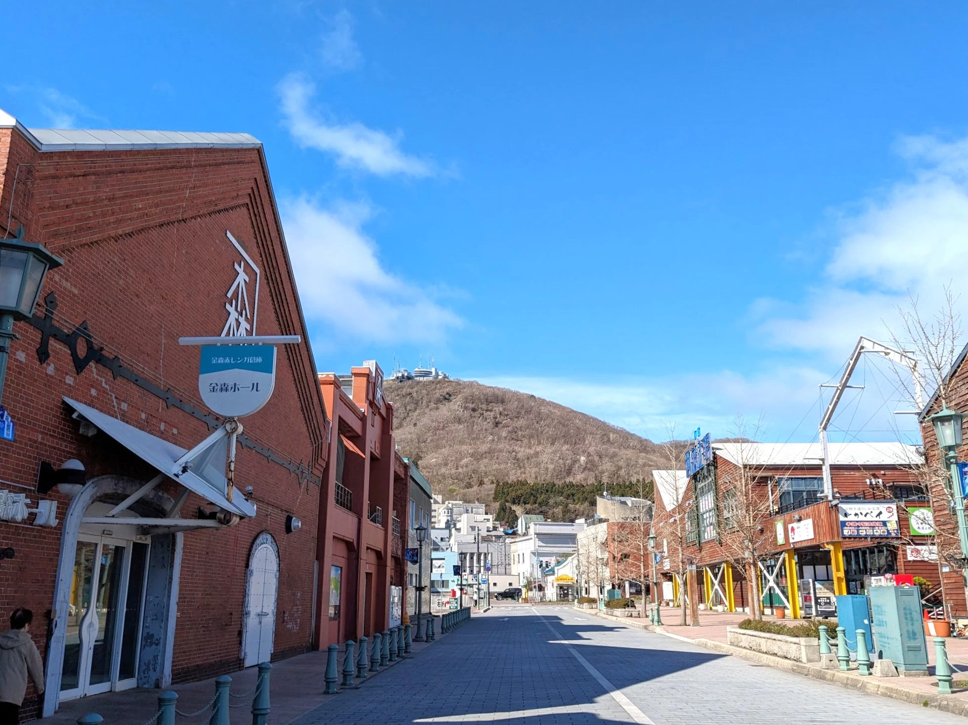 金森赤レンガ倉庫（現地にて撮影）