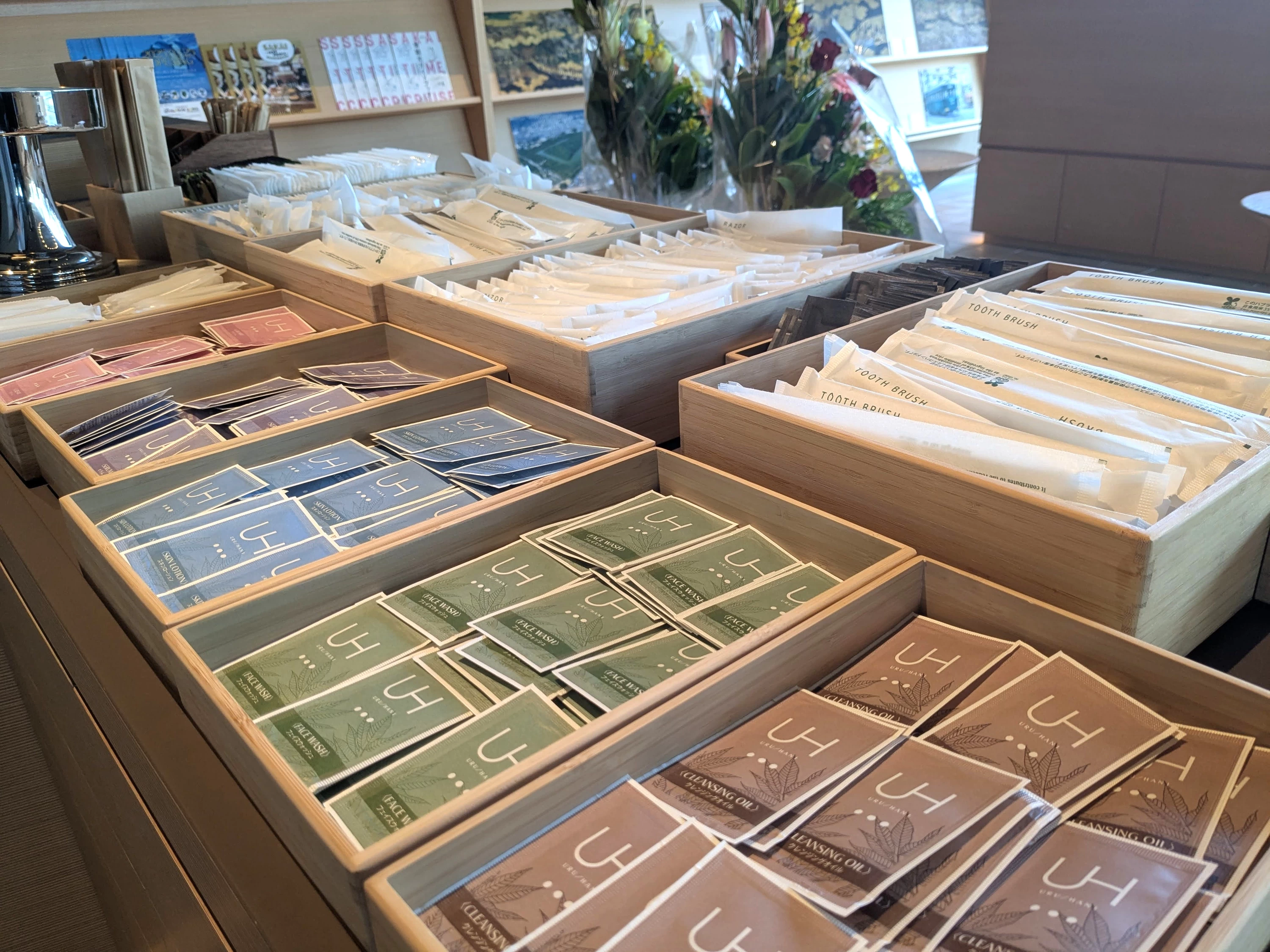 アメニティ（現地にて撮影）