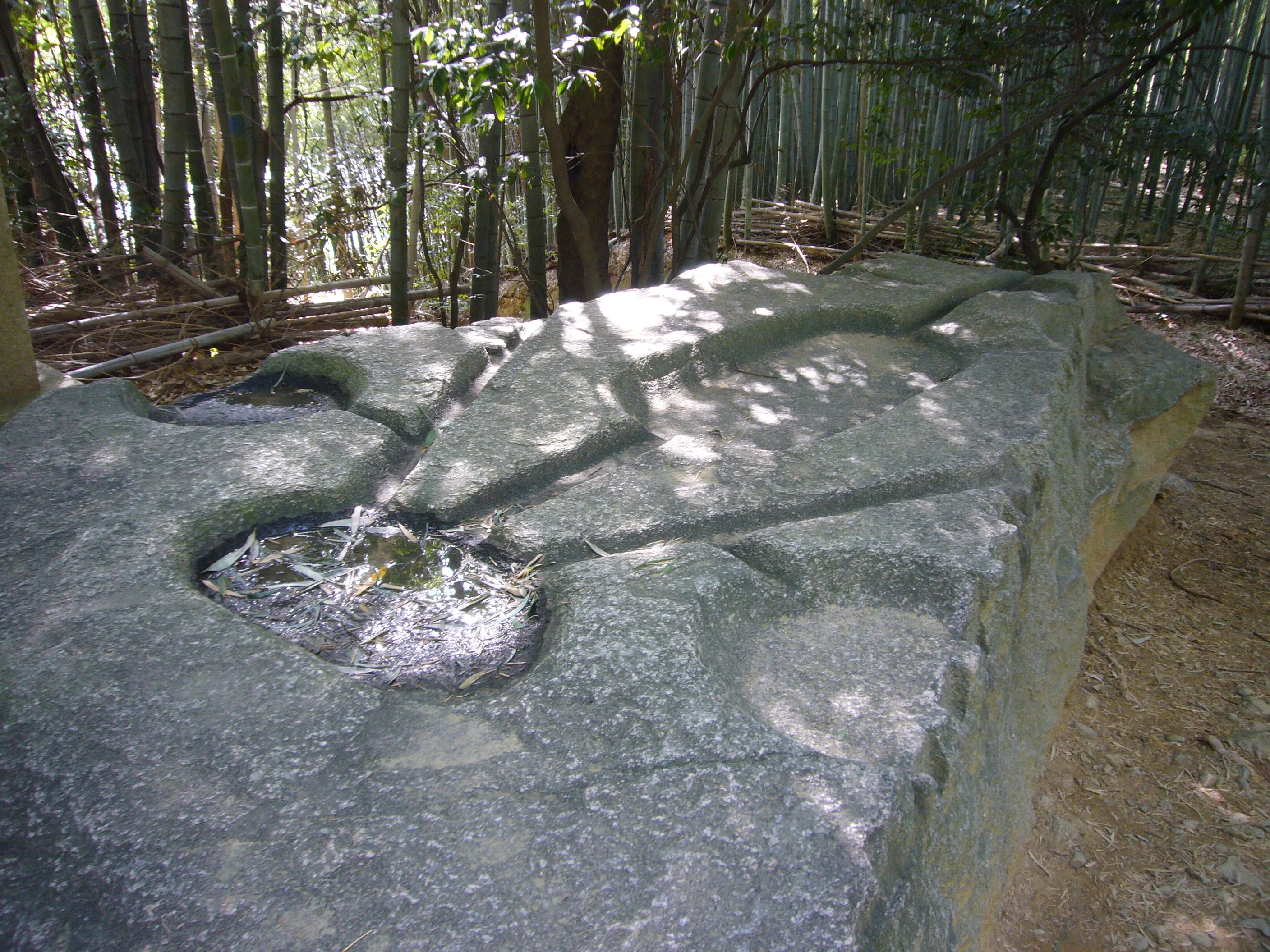 不思議な形の酒船石