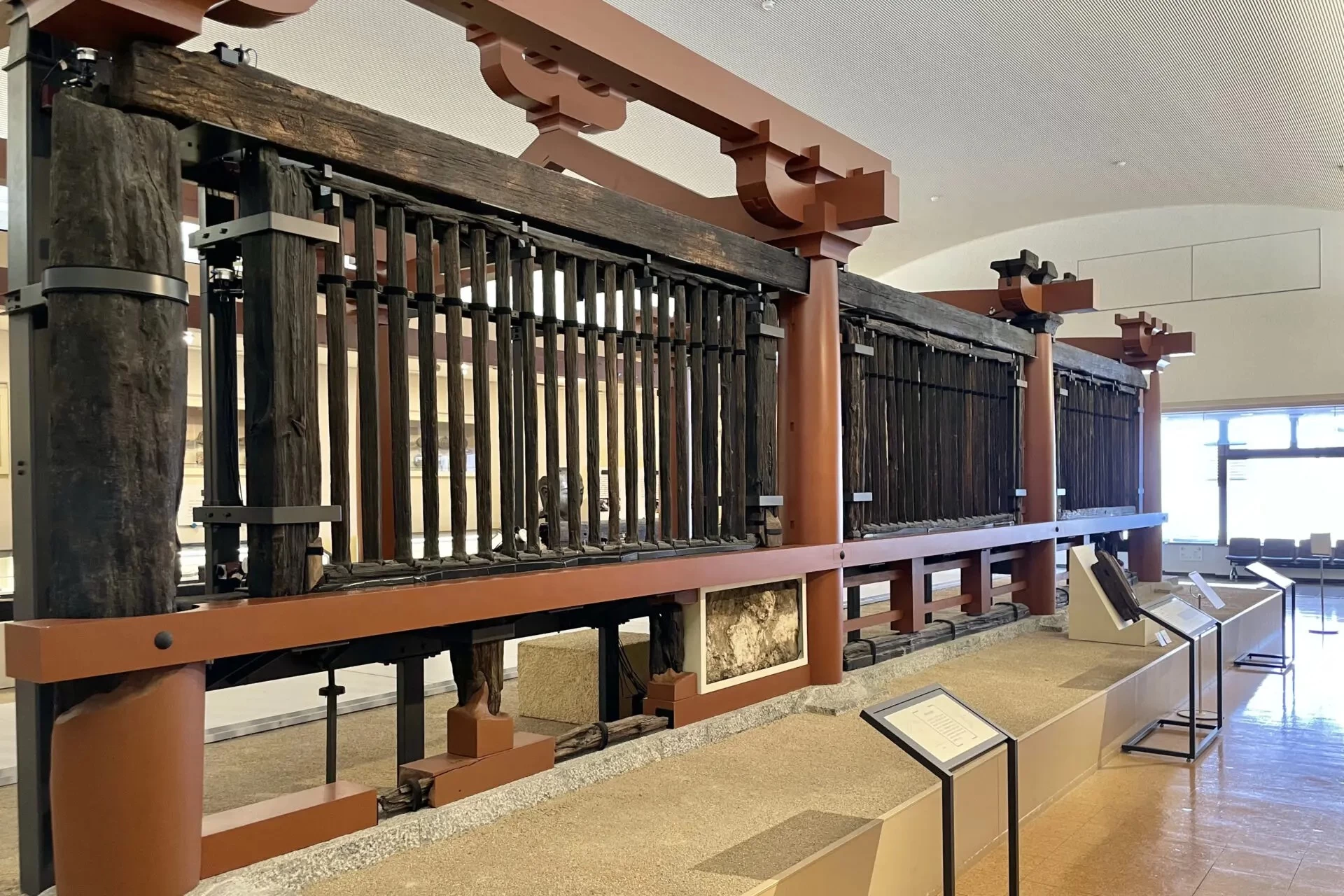 東回廊部材（飛鳥資料館）