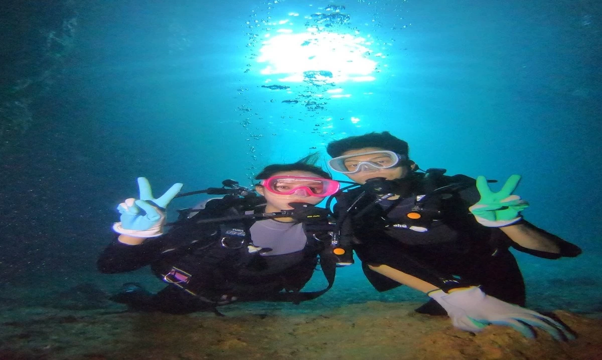 ダイビング体験も可能
