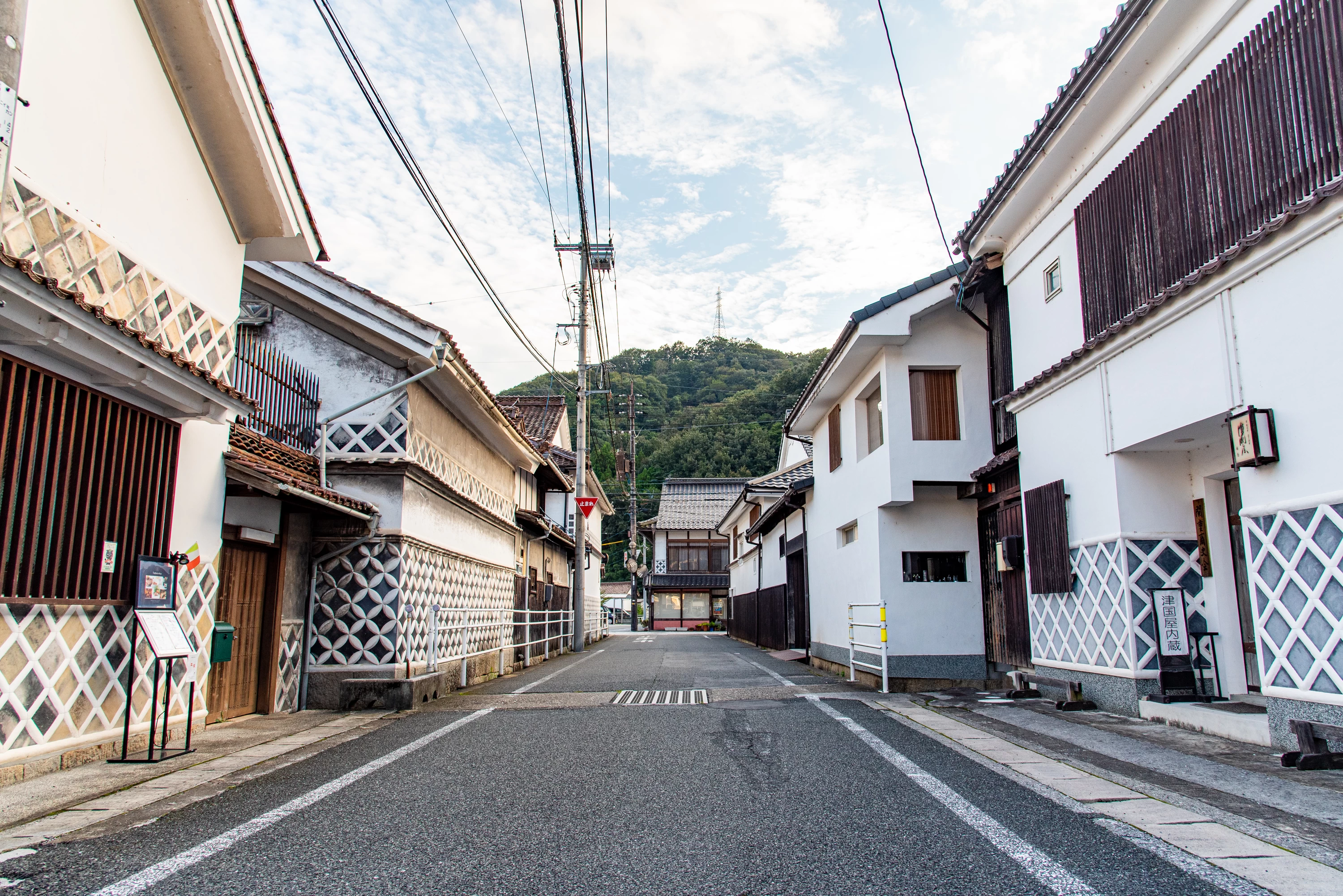 昔の建物や景観が楽しめる