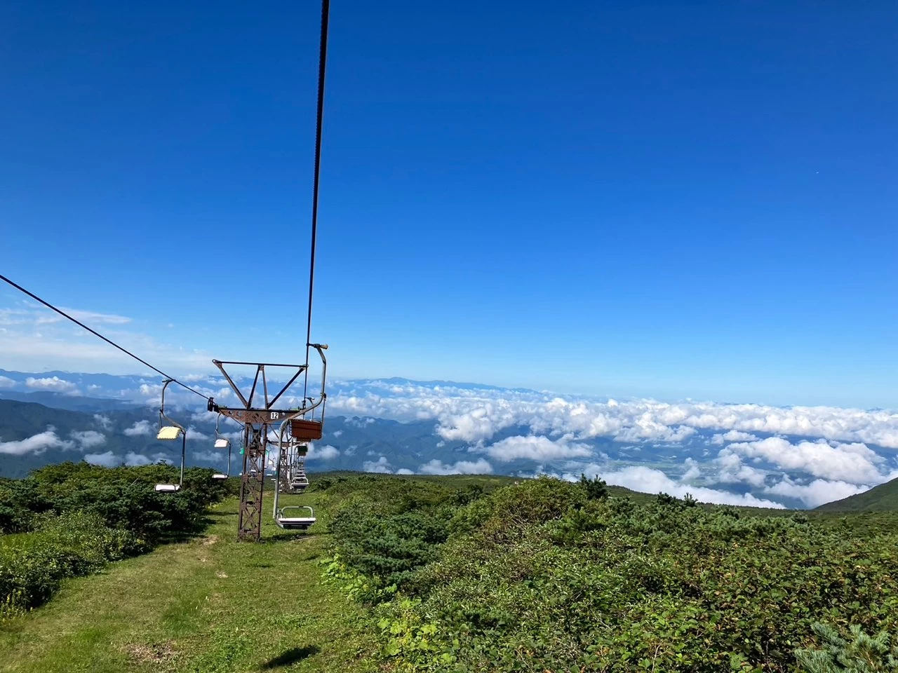 一気に雲の上へ