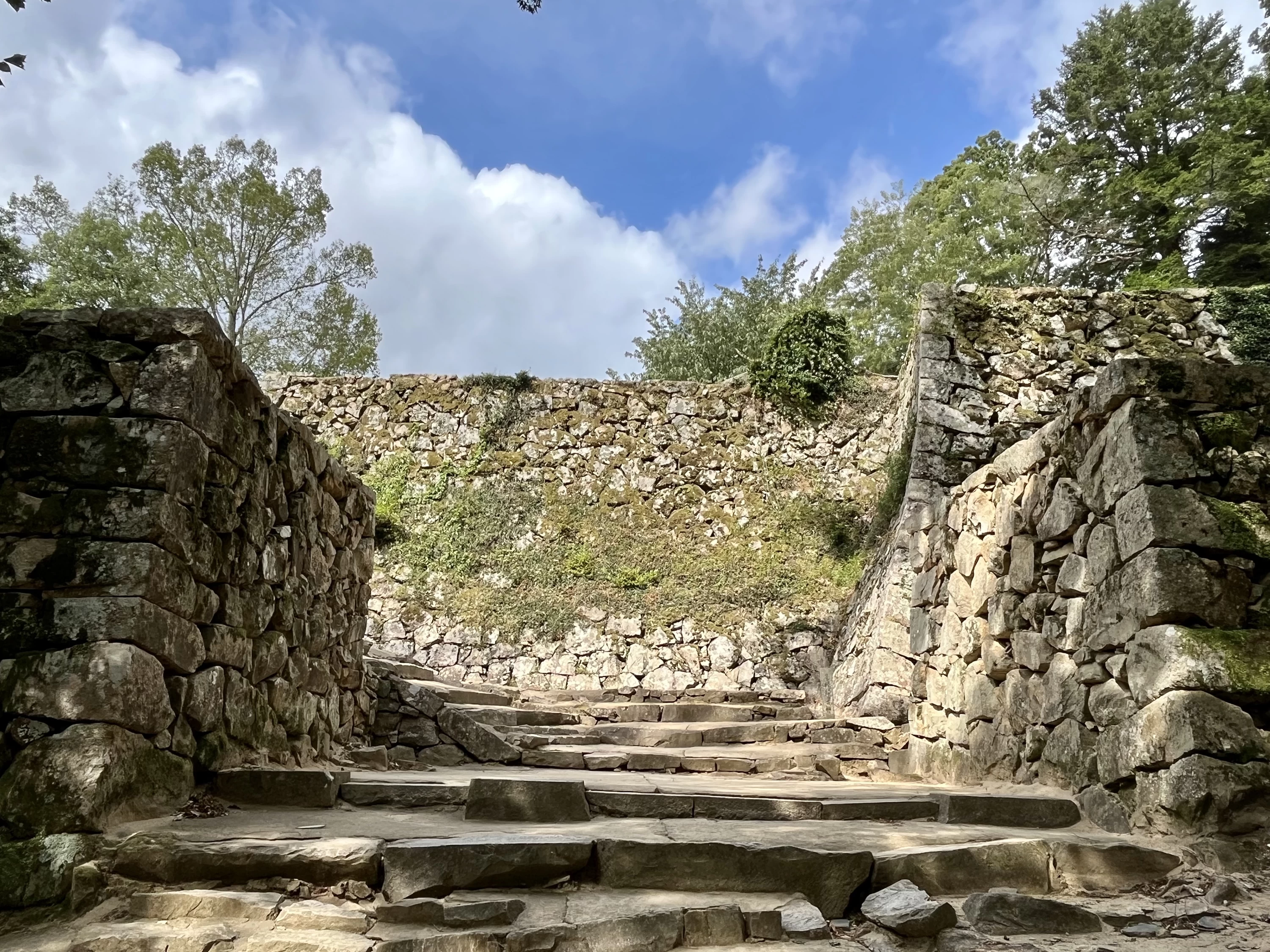 大手門跡（現地にて撮影）