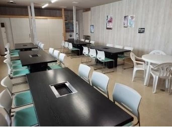 店舗内にはコンロが設置