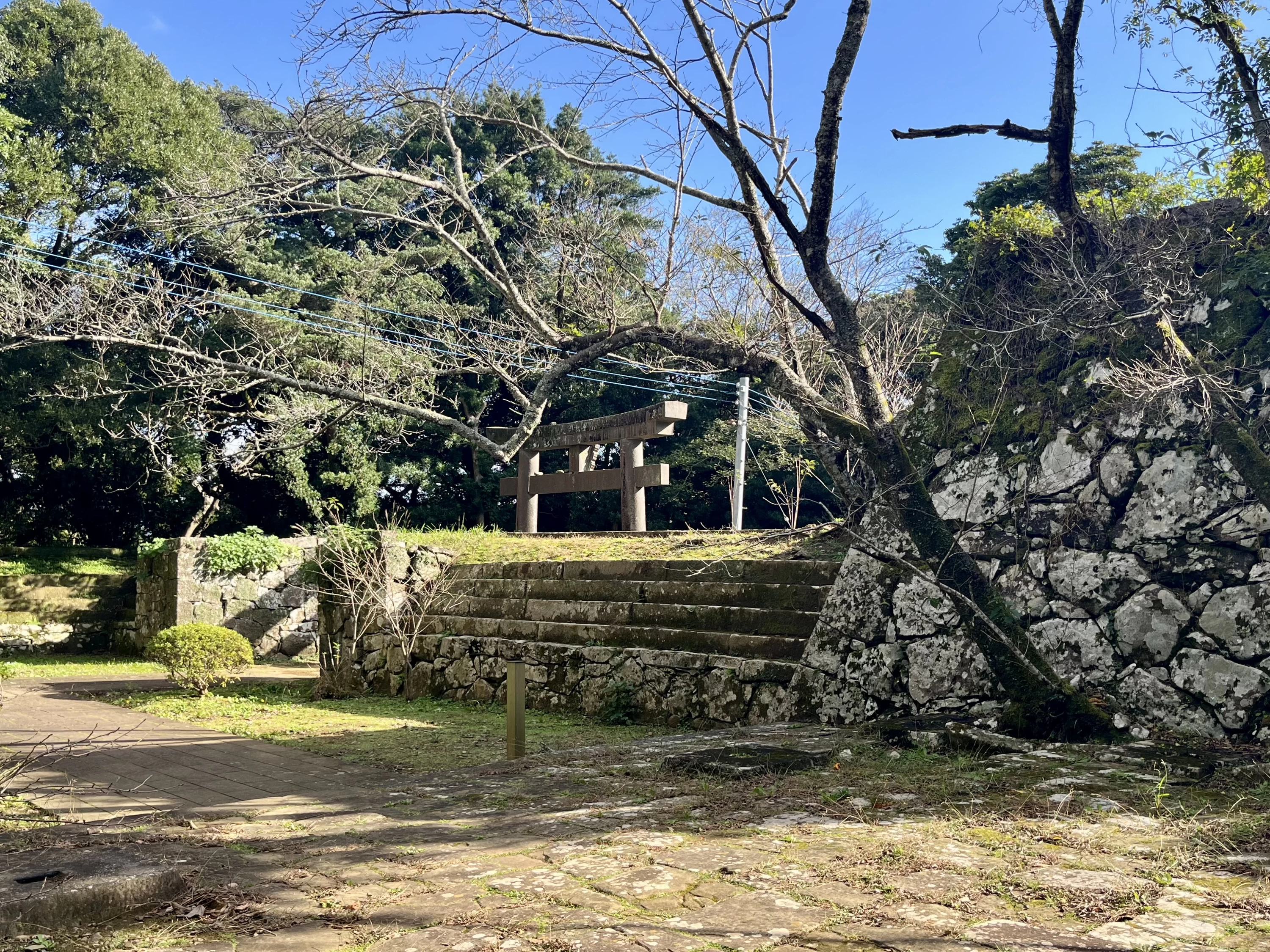 一の大手御門跡 付近（現地にて撮影）