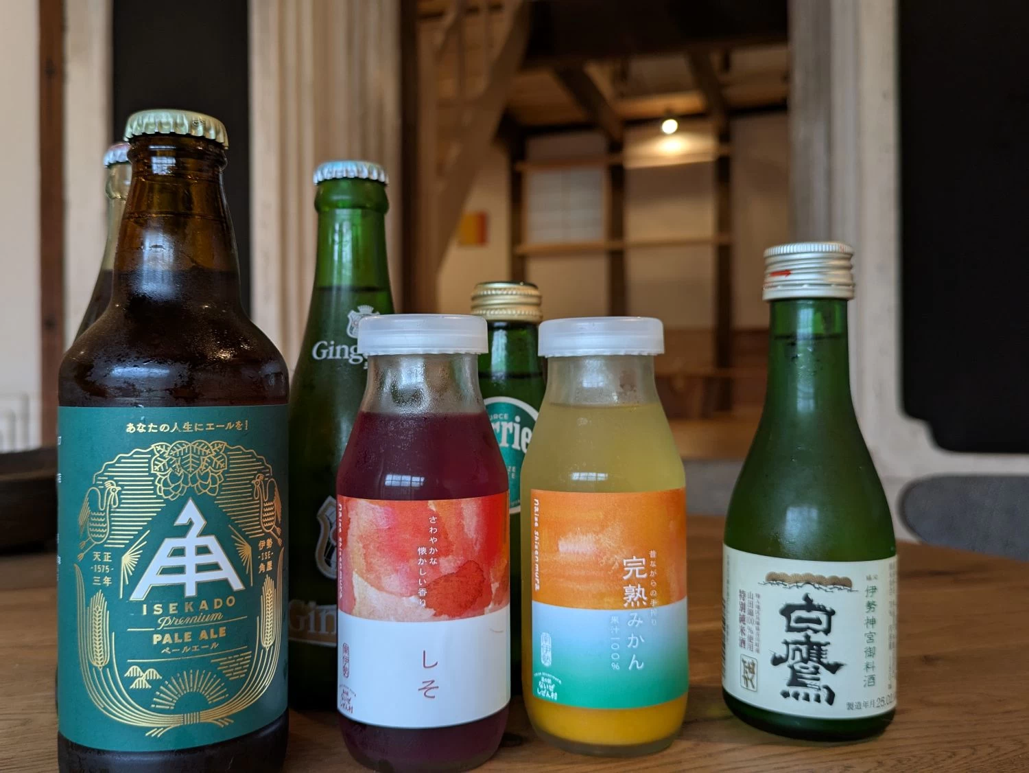 ドリンクの一例（現地にて撮影）