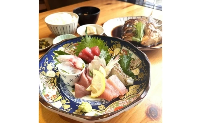 逸魚のお造り盛り合わせ御膳