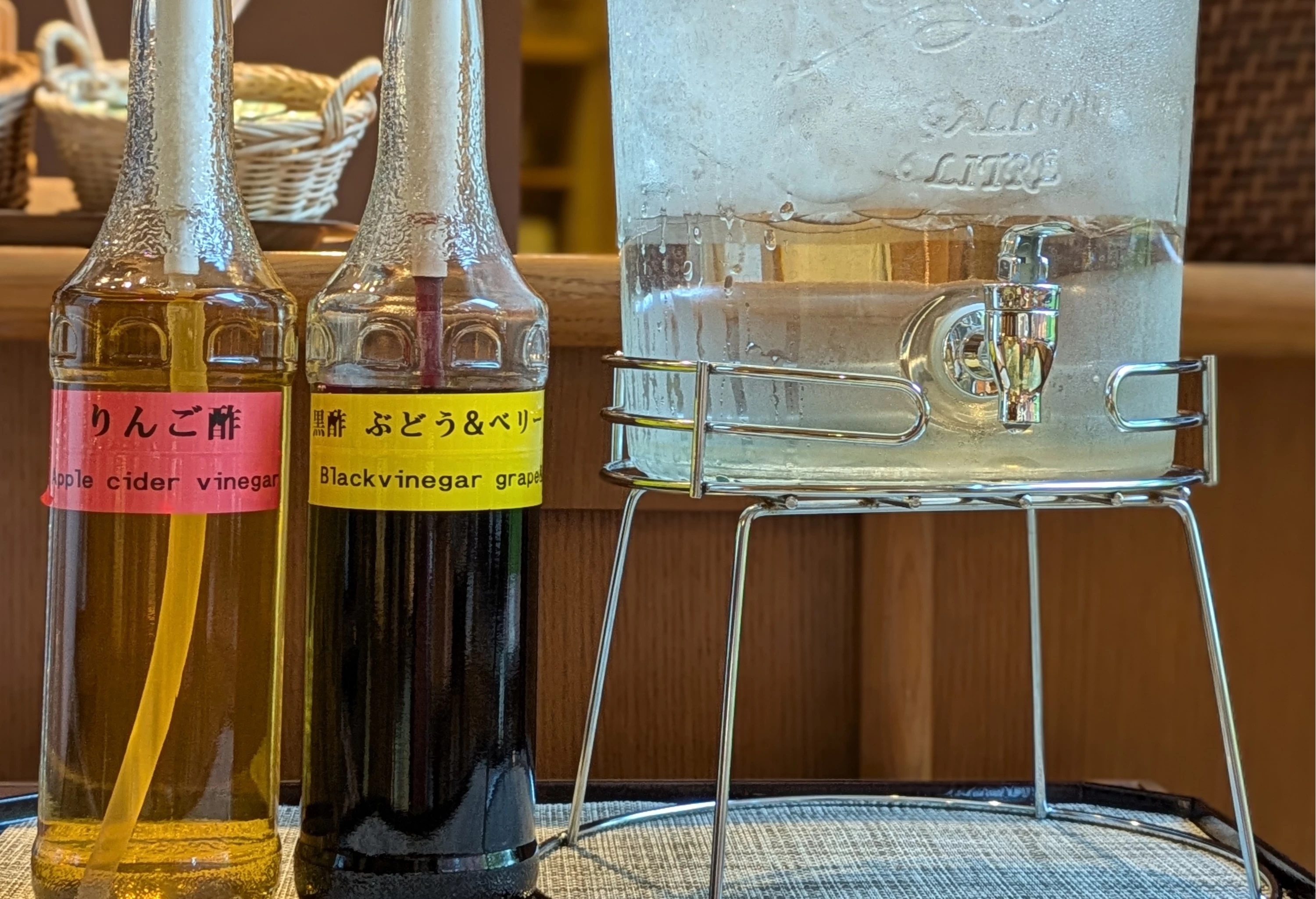 ビネガードリンク(現地にて撮影)