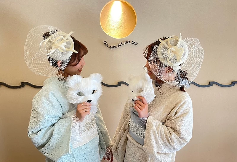 大正ロマンあふれる着物をレンタルできる