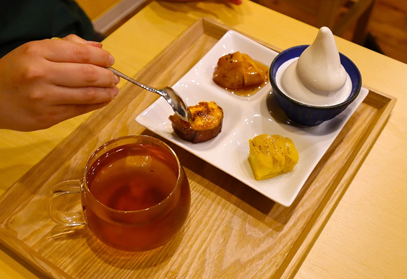 “熟成蜜芋スイーツ”を堪能