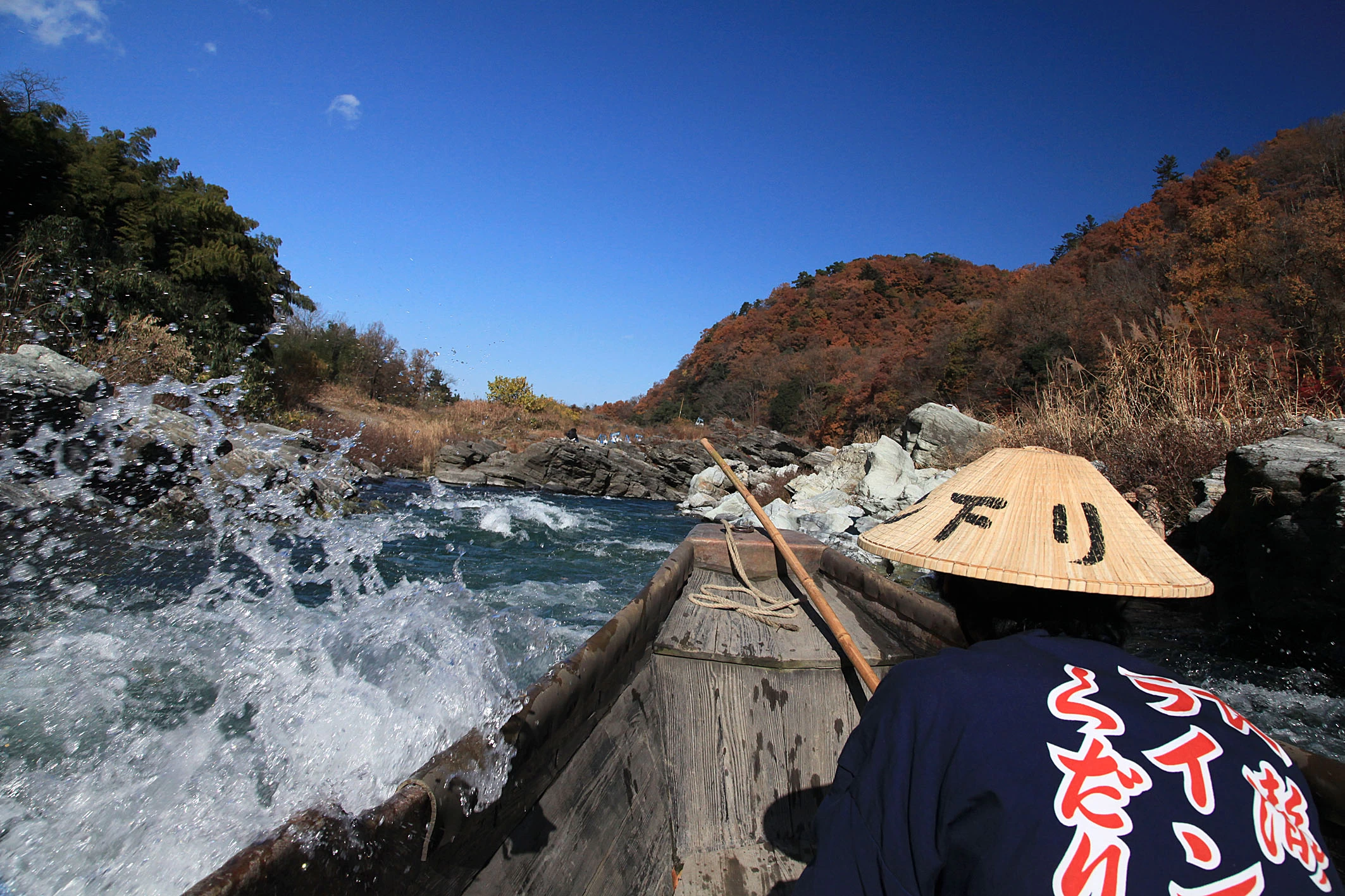 ラインくだり（船内）