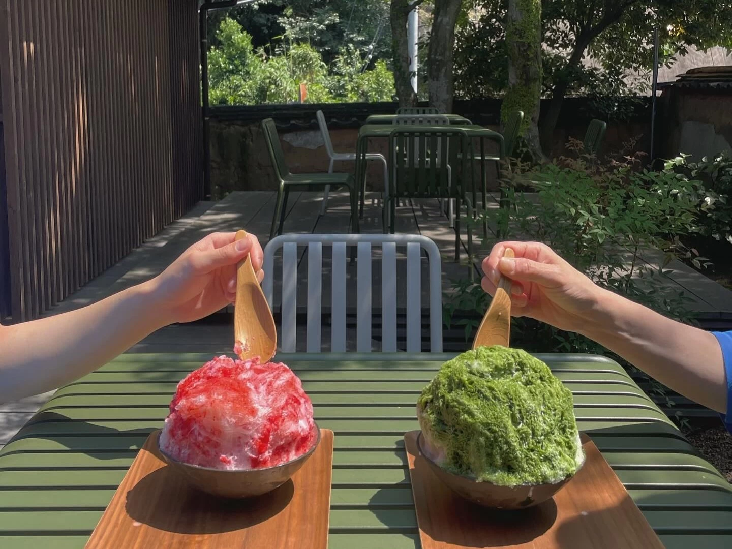 夏はかき氷も大人気