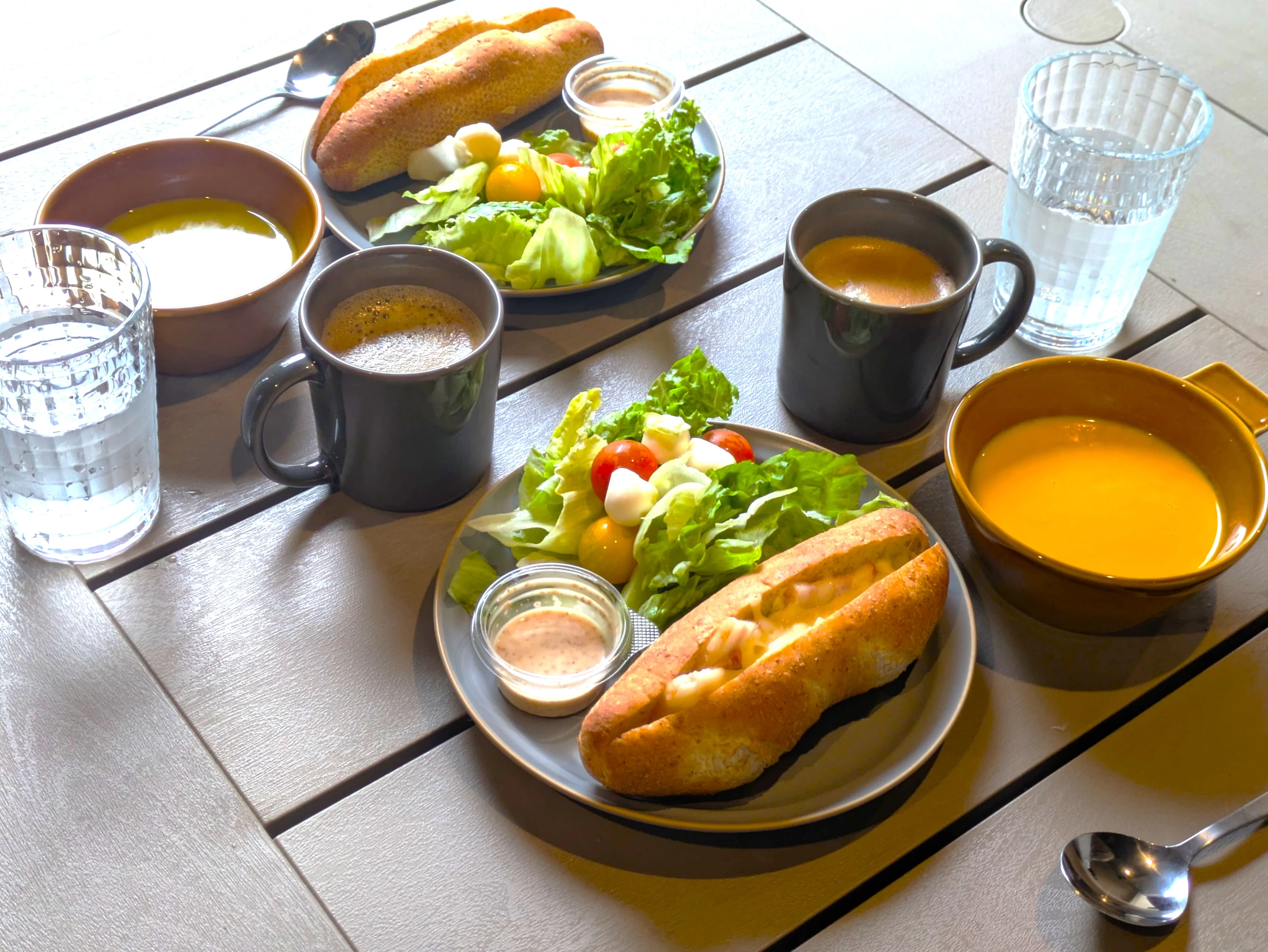 洋朝食（現地にて撮影）