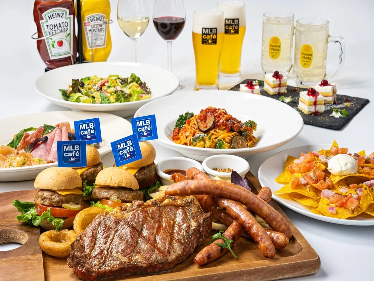 パーティーコース「メジャーリーガープラン」の料理の一例
