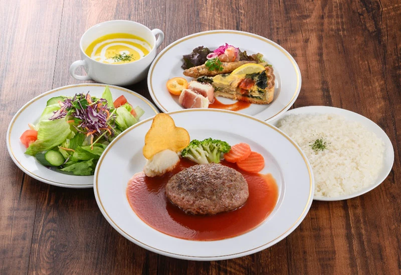 厳選食材を使った料理を堪能