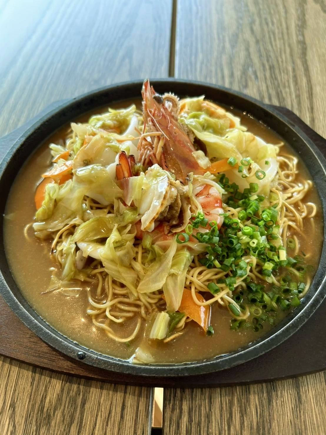 海鮮鉄板あんかけそば